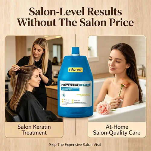 Miniatura 8 de Máscara de Queratina para el Cabello 2 Pack - Regalo para Ella, Tratamiento de Acondicionador Profundo de Péptidos para Cabello Dañado, Seco