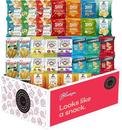 Paquete variado de aperitivos para adultos, caja de regalo, paquete de cuidado de aperitivos, surtido de bolsas de aperitivos saludables a granel