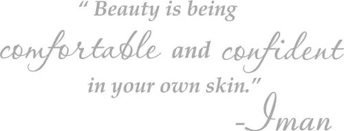 Miniatura 10 de Blinggo Beauty is Being Comfortable and Confident in Your Own Skin - Arte de pared con cita inspiradora para decoración de dormitorio y baño