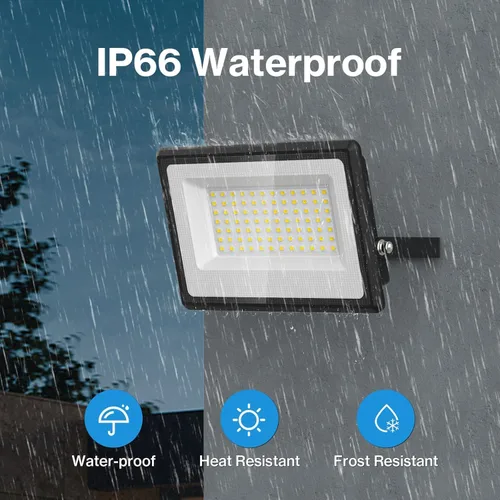 Miniatura 5 de Olafus Paquete de 4 luces LED de 90 W para exteriores, 9000 lm superbrillantes, luces de trabajo LED enchufables, 6500 K IP66 impermeable
