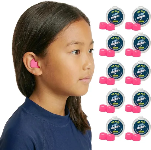 Miniatura 10 de Earvolution Putty Buddies Tapones para los oídos para nadar y bañarse, inventados por médicos, fabricados en Estados Unidos, tapones de silicona