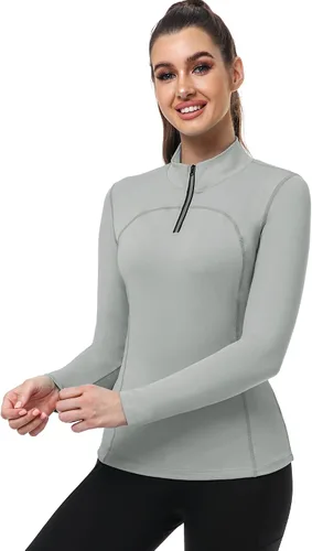 Miniatura 6 de CADMUS Women's Compression Long Sleeve Shirts for Hiking Running Dry Fit Tights
