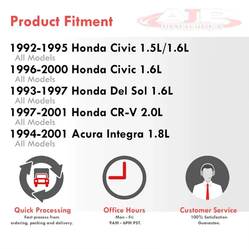 Miniatura 4 de AJP Distributors Compatible/Repuesto para Civic Eg Ek B & D Series D16 B16 B18 Billet Aluminio Motor Motor Torque Set