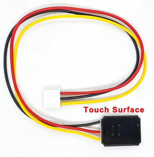 Miniatura 7 de 2 unids DC 3V-18V 5V 12V 2.5A Interruptor táctil capacitivo miniatura módulo sensor mini biestable control de interruptor electrónico para relé LED