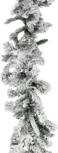 Miniatura 23 de Fraser Hill Farm - Árbol de Navidad preiluminado Mountain Pine de 6.5 pies, con luces inteligentes incandescentes blancas, muy nevado, follaje