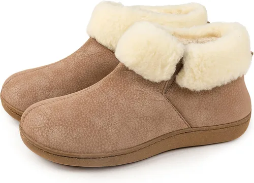 Miniatura 4 de RockDove Pantuflas tipo botín Sierra de piel sintética para mujer