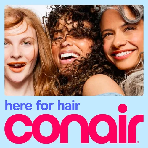 Miniatura 8 de Cepillo de aire caliente Conair Barril ovalado de 3 pulgadas para cabello ondulado, rizado y texturizado, oro rosa, BC95L