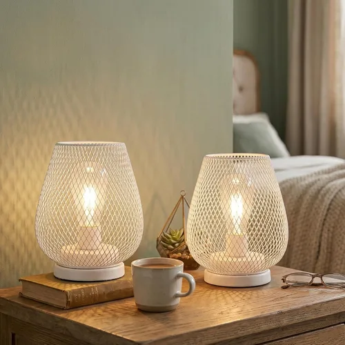 Miniatura 9 de JHY DESIGN Linterna LED de jaula de metal, funciona con pilas, luz de acento inalámbrica con LED, ideal para bodas, fiestas, patio, eventos