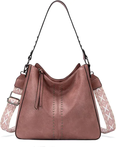 Miniatura 24 de Montana West - Bolsas hobo medianas para mujer, con asa superior, bandolera, bolso cruzado, bolsa de mano tipo cubo
