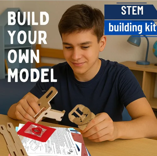Miniatura 2 de Pathfinders Kit STEM - Lanzador de aviones de papel Kit de avión de papel Kit de ciencia para niños, adolescentes y adultos Juguetes STEM