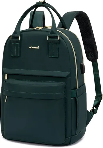Miniatura 28 de LOVEVOOK - Mochila de computadora portátil para mujeres y niñas, mochila de 15.6 pulgadas impermeable para estudiantes, linda bolsa para libros