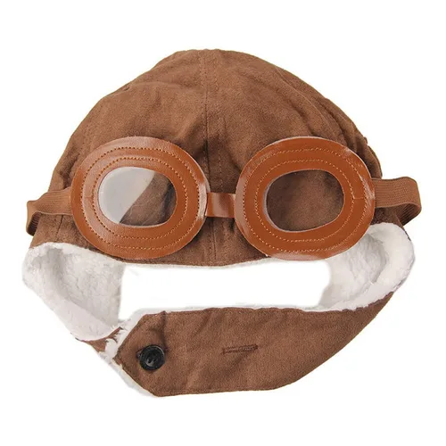 Miniatura 3 de Ewanda store - Gorro de lana con orejeras para bebé (unisex, color marrón)