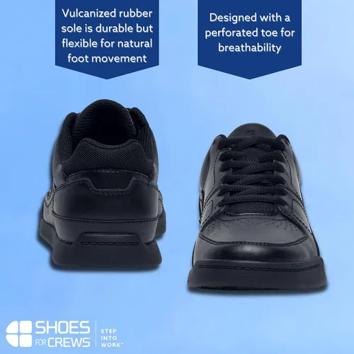Miniatura 4 de Shoes For Crews Zapatillas de trabajo antideslizantes para hombre - Zapatos cómodos y antideslizantes para hombres en servicio de alimentos, salud