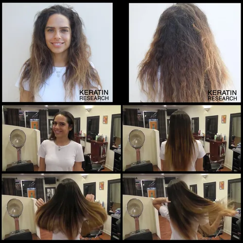 Miniatura 7 de Complejo brasileño queratina tratamiento de soplado de pelo sin formaldehído con Inverto 33.8 fl oz Incluye máscara de 16.2 fl oz enderezar