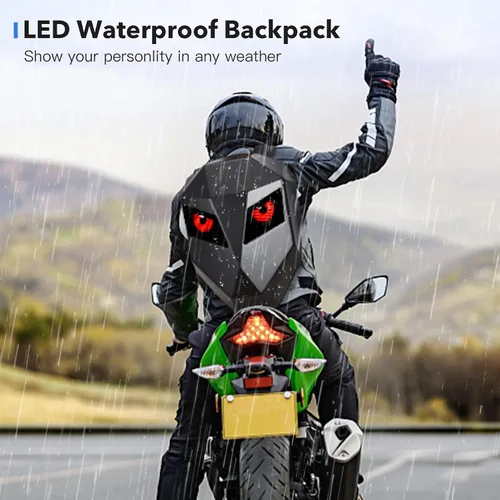 Miniatura 4 de Mochila para Motocicleta DABASHAN con Pantalla LED, (Backpack), Moda