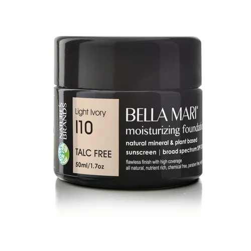 Miniatura 19 de Bella Mari - Base hidratante natural, color beige claro (B10); plástico sin PBA de 2