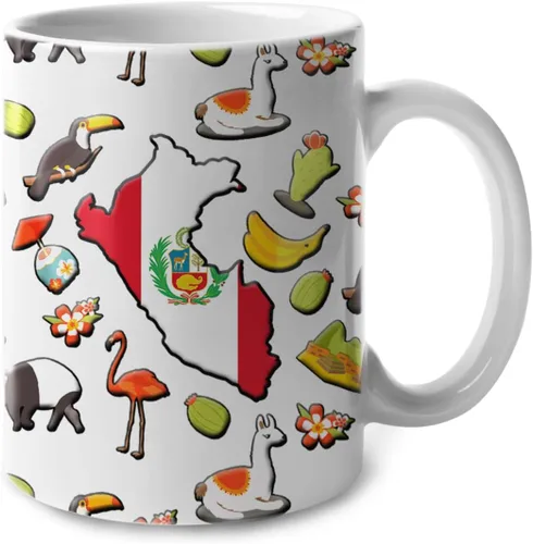 Miniatura 18 de Lotacy Taza de café con símbolos de Cuba con bandera de mapa, taza de cerámica de bandera cubana de 11 onzas, recuerdo de Cuba y regalos, idea