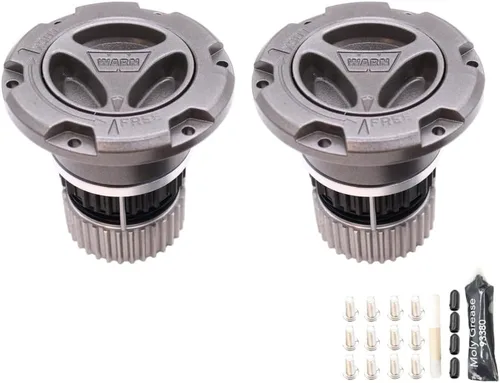 WARN 108325 Bujes de bloqueo manual premium para Ford Super Duty F‑250, F‑350, F‑450 y F‑550 – 35‑Spline, bujes manuales de servicio pesado, juego