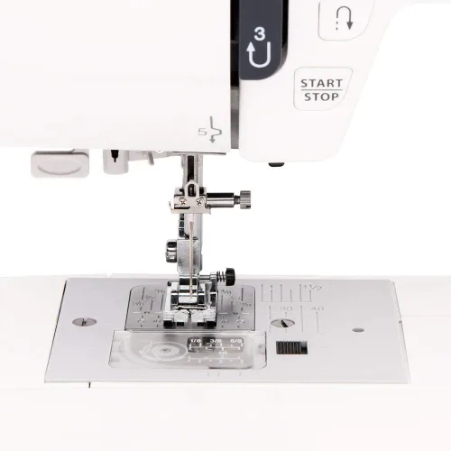 Miniatura 5 de Janome JW8100 Máquina de coser computarizada completamente equipada con 100 puntadas, 7 ojales, tapa dura, mesa de extensión y 22 accesorios