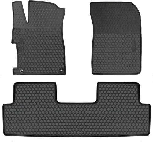 Miniatura 9 de Alfombrilla de Goma para Piso de Automóvil para Honda Civic Sedan 10th 2016 2017 2018 2019 2020 2021 Ajuste Personalizado Completo Revestimientos
