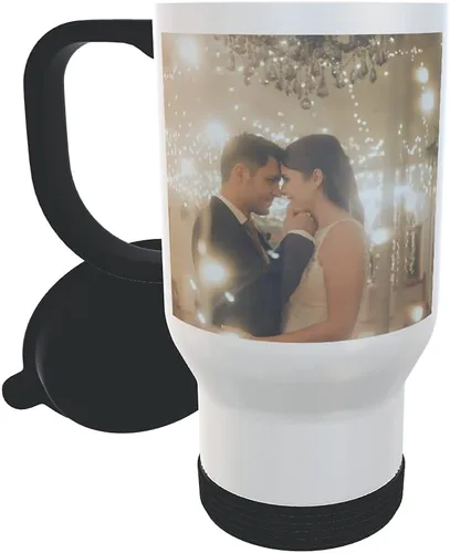 Miniatura 4 de Taza de vaso personalizada, texto con imagen personalizada o logotipo, taza de cerámica, regalo personalizado para hombres y mujeres, taza