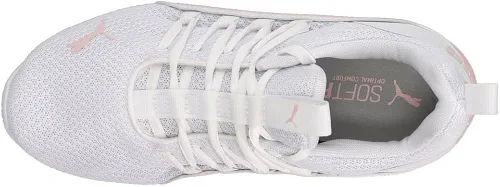 Miniatura 4 de PUMA Womens Axelion Metallic Wide Training Sneakers Athletic Shoes - White
