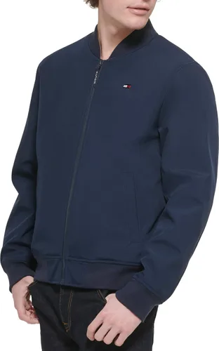 Miniatura 3 de Tommy Hilfiger Chaqueta bomber ligera de punto acanalado para hombre