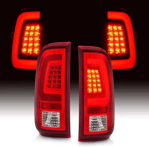 Miniatura 9 de AmeriLite Para Ford F250 F350 F450 SD 2008-2016 tipo C halógeno, LED, tubo de repuesto de luces traseras de camioneta con bombilla inversa, lado