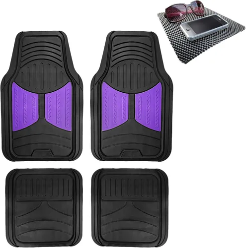 Miniatura 8 de TLH Monster Eye - Alfombrillas de goma negra resistentes con almohadilla antideslizante para el tablero y juego completo de ajuste universal