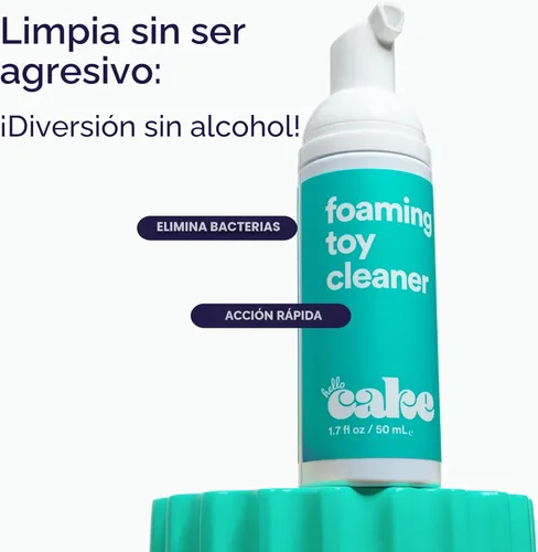 Miniatura 5 de Limpiador de juguetes Hello Cake, limpiador de juguetes para adultos con bomba de fácil uso, limpiador espumoso natural suave, sin fragancias