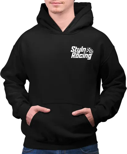 Miniatura 39 de STYLN Sudadera de manga larga con capucha Sudadera divertida con capucha unisex para adultos entusiastas del automóvil, camión, bicicleta, carreras