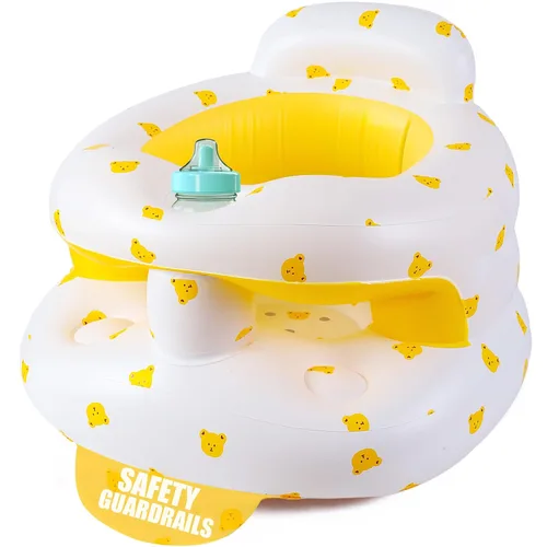 Miniatura 9 de Asiento inflable mejorado para bebés de 3 a 36 meses, silla inflable para bebés Sit Me Up, asiento para bebés con respaldo para sentarse con bomba
