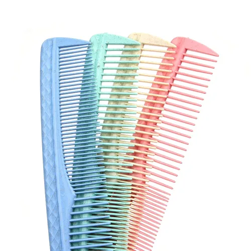 Miniatura 4 de Kare & Kind Juego de peines para el cabello, 4 peines de plástico duraderos (7.46 pulgadas), dientes gruesos y finos, para peinar, peinar, recortar