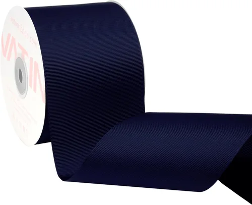 Miniatura 96 de Vatin - Rollo de cinta de grogrén, rollos de 25-50 yardas, perfecto para decoración de bodas, coronas, baby showers, envolturas de paquete de regalo