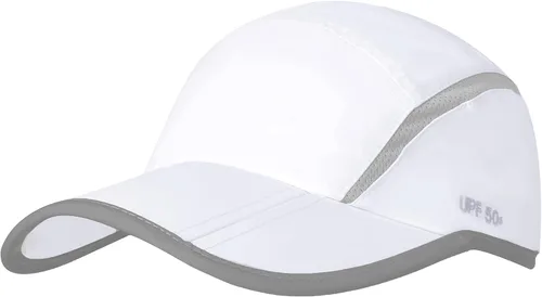 Miniatura 13 de ELLEWIN Gorra de béisbol unisex UPF 50 sin estructura, con pico grande y plegable