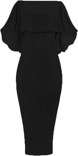 Miniatura 4 de Vestido de cóctel a la moda, sexy, sólido, hombros descubiertos, ajuste de lentejuelas, vestido de fiesta, vestido de cóctel, vestido de graduación