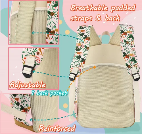 Miniatura 5 de Leaper Mochila escolar linda para niñas: bolsas de lona Kawaii para niñas de 10 a 12 años - Mochilas de viaje para laptop para adolescentes