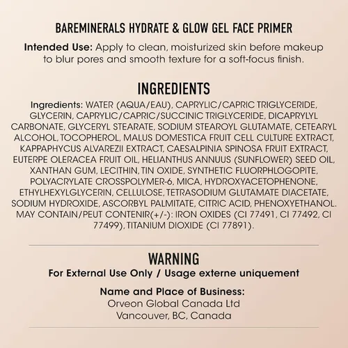 Miniatura 5 de bareMinerals Original Primer Facial de Gel Minimizador de Poros, Extiende la Duración del Maquillaje, Minimiza la Apariencia de los Poros, Difumina