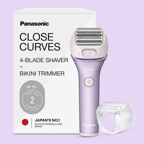 Miniatura 12 de Panasonic Afeitadora eléctrica para bikini, maquinilla de afeitar impermeable para mujeres, maquinillas de afeitar eléctricas inalámbricas de cuerpo