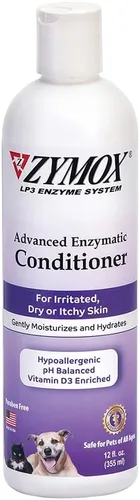 ZYMOX Advanced Enzymatic - Acondicionador sin enjuague, 12 oz. – para mascotas y animales de todas las edades: acondiciona, desenreda, calma e