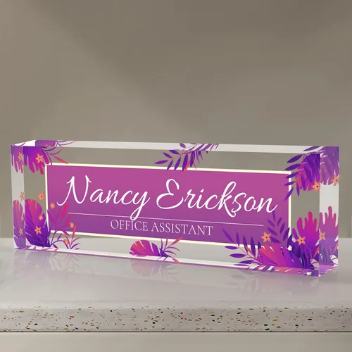 Miniatura 13 de Placa de nombre personalizada para escritorio de oficina, placa de nombre personalizada para escritorios, decoración de escritorio de oficina