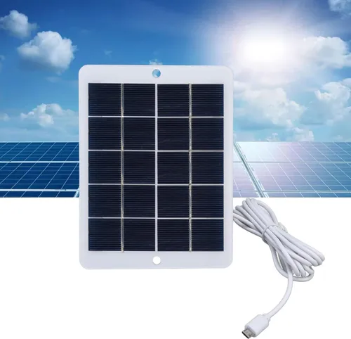Miniatura 8 de 3W 5V paneles solares de polisilicio mini USB cargador solar batería salida solar alta eficiencia de conversión DIY cargador solar panel generador