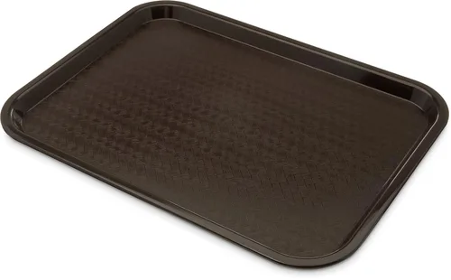 Miniatura 11 de Carlisle FoodService Products Bandeja de plástico, 12 x 16 pulgadas Azul pizarra Paquete de 2 Café Comida rápida