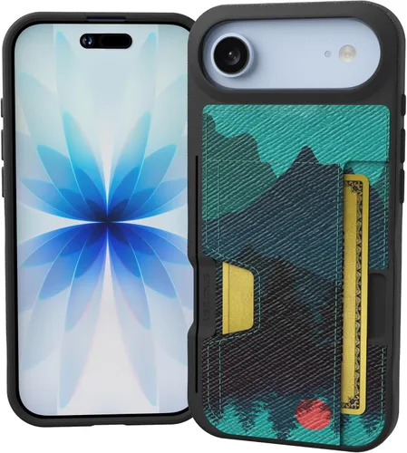 Miniatura 25 de Smartish Funda tipo cartera para iPhone 13 Pro – Wallet Slayer Vol. 2 [delgada + protectora] tarjetero con función atril - Black Tie Affair