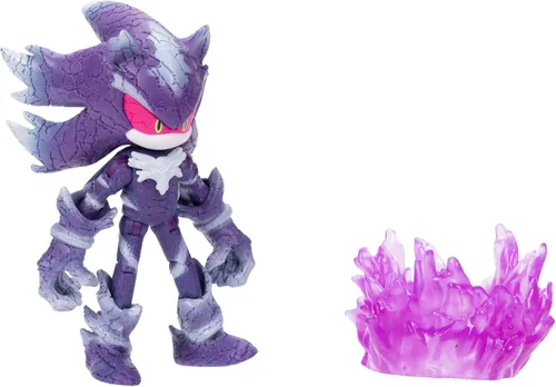 Miniatura 3 de Sonic the Hedgehog Figura de acción de Mephiles the Dark de 4 pulgadas con accesorio de base de niebla morada. A partir de 3 años