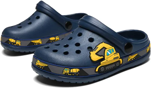 Miniatura 2 de YUKTOPA Sandalias de dibujos animados para niños y niñas, zapatos de jardín ligeros para playa, piscina, ducha