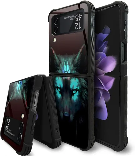 Miniatura 43 de CARLOCA Funda compatible con iPhone 13 Pro, diseño gráfico de identidad negra espiritual lobo, a prueba de golpes, antiarañazos, para iPhone 13 Pro