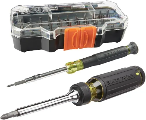 Klein Tools 80066 Kit de destornillador de precisión con destornillador de puntas múltiples y kit de herramientas de reparación todo en uno con 39