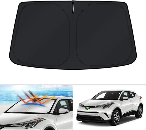 Miniatura 256 de KUST - Parasol plegable para parabrisas para Ford Ranger, accesorios 2019-2025 2026, parasol personalizado para ventana, protector solar plegable