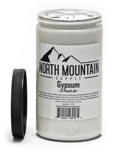 Miniatura 2 de North Mountain Supply - GY-1.5lb Sulfato de calcio de grado alimenticio (yeso) (1.5 libras)